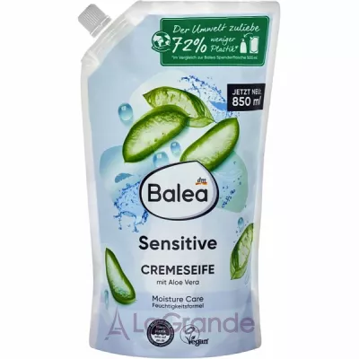 Balea Sensitive Cream Soap with Aloe Vera г -    ( )
