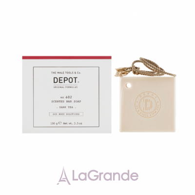 Depot Body Solutions  602 Scented Bar Soap Dark Tea    
