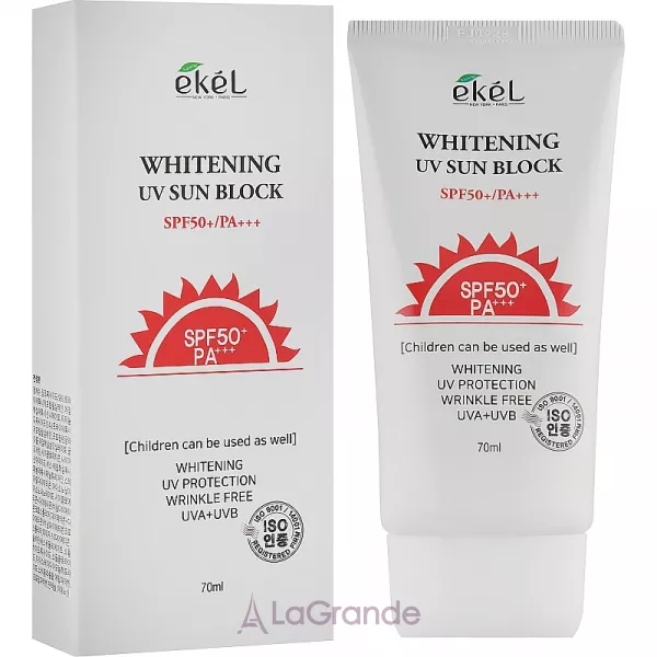 Ekel Whitening UV Sun Block SPF50+ PA+++ �������������� ���� � ������������ �������� SPF50+