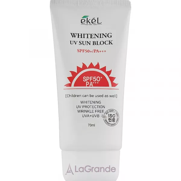 Ekel Whitening UV Sun Block SPF50+ PA+++ �������������� ���� � ������������ �������� SPF50+