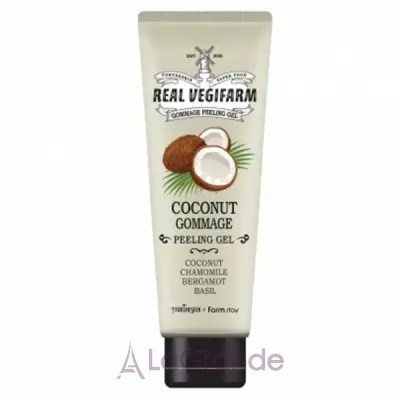 Fortheskin Super Food Real Vegifarm Gommage Peeling Gel Coconut ϳ-   