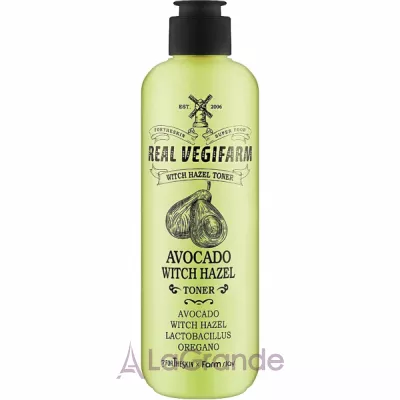Fortheskin Super Food Real Vegifarm Wich Hazel Toner Avocado      