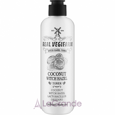 Fortheskin Super Food Real Vegifarm Wich Hazel Toner Coconut      
