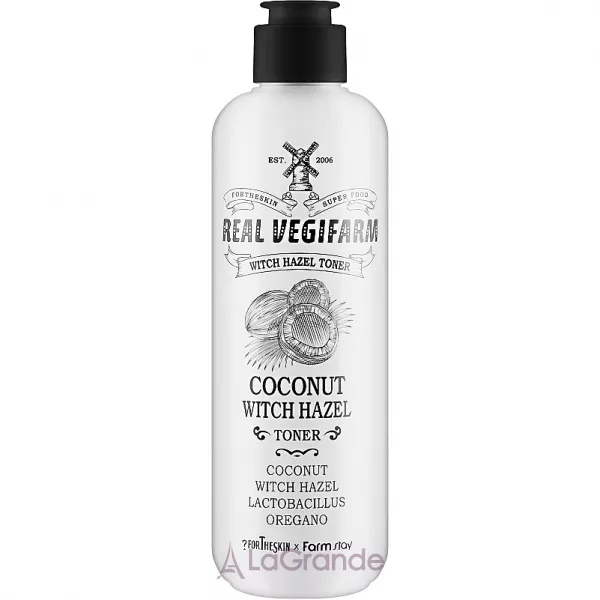 Fortheskin Super Food Real Vegifarm Wich Hazel Toner Coconut ����� � ���������� ��������� �� ������