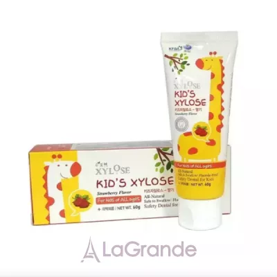 Hanil Kid's Xylose Strawbrry Toothpaste      