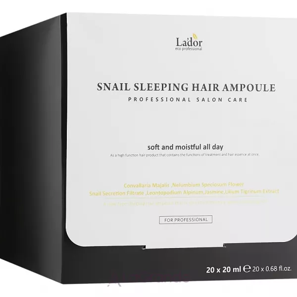 La'dor Snail Sleeping Hair Ampoule ͳ��� ���������� ��������� ��� �������