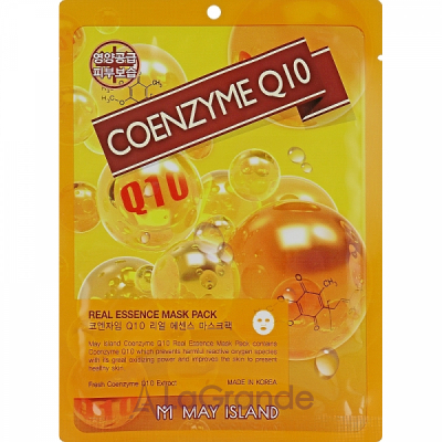 May Island Real Essence Coenzyme Q10 Mask Pack    
