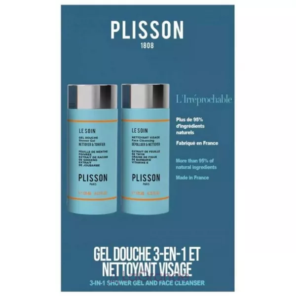 Plisson Duo L'Irreprochable Set ����� (sh/gel/125 ml + f/cleans/125 ml)