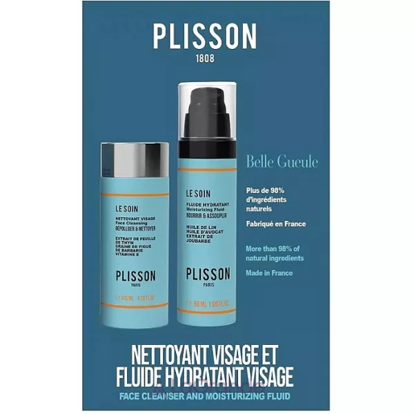 Plisson Duo Belle Gueule Face Wash & Moisturising Fluid Set ����� (���� ��� �������� 125 �� + ����������� ����� 50 ��)