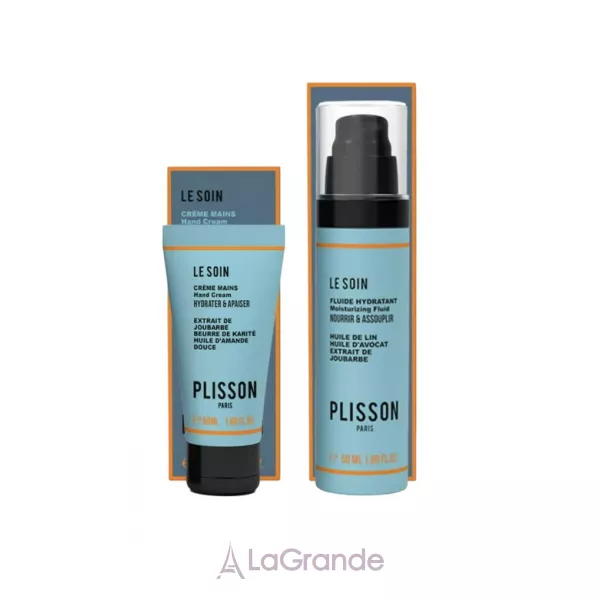 Plisson Duo En Douceur Moisturising Fluid & Hand Cream Set ����� (����������� ����� ��� ���� 50 �� + ���� ��� ��� 50 ��)