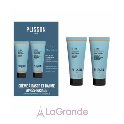 Plisson Duo Le Magnifique Shaving Cream & After-Shave Balm Set  (   100  +    100 )