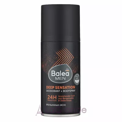 Balea Men Deep Sensation Deodorant + Bodyspray -   