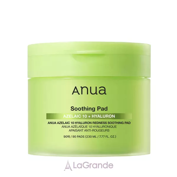 Anua Azelaic 10 Hyaluron Redness Soothing Pad ���������� ���� ����� ������������ � ���������� �� ����������� ��������