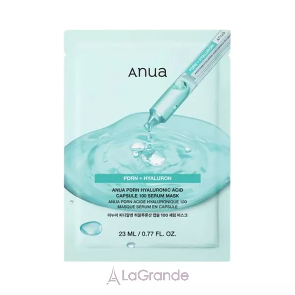 Anua PDRN Hyaluronic Acid Capsule 100 Serum Mask �������� ����� � PDRN � ������������ ��������
