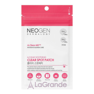 Neogen Dermalogy A-Clear Aid Soothing Spot Patch   