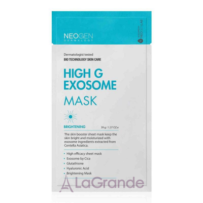 Neogen Dermalogy High G Exosome Mask       