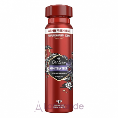 Old Spice Night Panther Deodorant Body Spray   