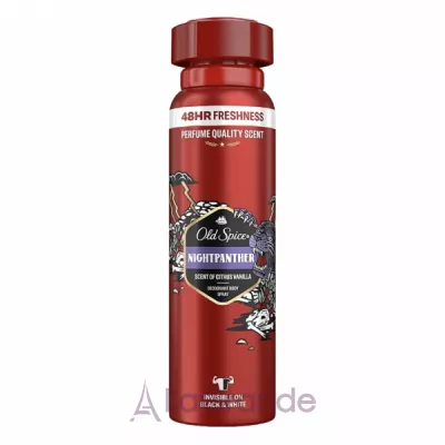 Old Spice Night Panther Deodorant Body Spray   