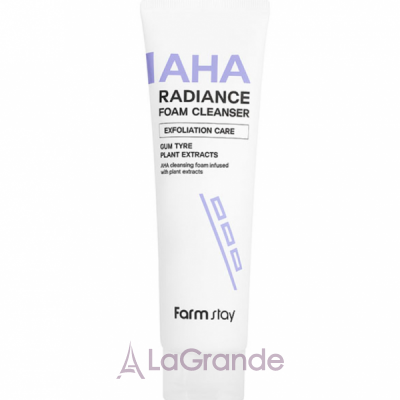 Farmstay AHA Radiance Foam Cleanser       AHA