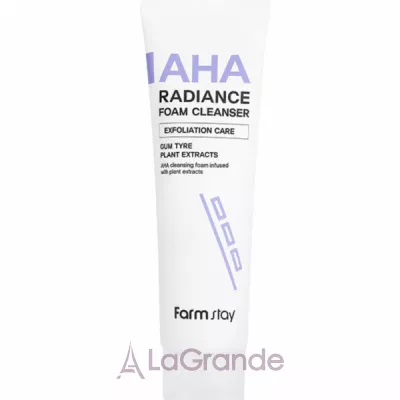 Farmstay AHA Radiance Foam Cleanser       AHA