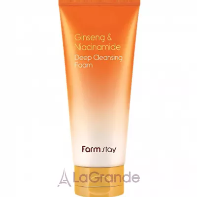 FarmStay Ginseng & Niacinamide Deep Cleansing Foam ϳ       