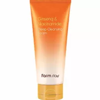 FarmStay Ginseng & Niacinamide Deep Cleansing Foam ����� ��� �������� � ���������� �������� � ������������