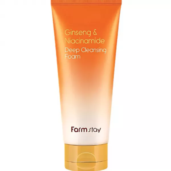 FarmStay Ginseng & Niacinamide Deep Cleansing Foam ����� ��� �������� � ���������� �������� � ������������
