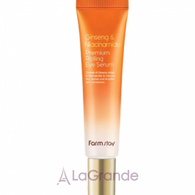 FarmStay Ginseng & Niacinamide Premium Rolling Eye Serum -       