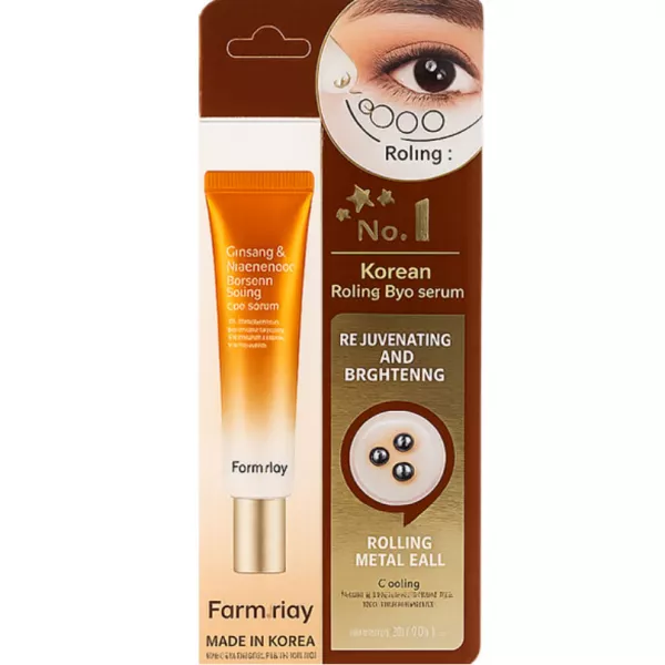 FarmStay Ginseng & Niacinamide Premium Rolling Eye Serum ���������-������ ��� ���� � ���������� �������� � ������������
