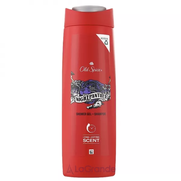 Old Spice Night Panther 3 In 1 Body-Hair-Face Wash ���� ��� ���� 3�1 ��� ����, ���� � ����� 