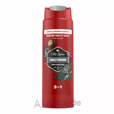 Old Spice Wolfthorn 3 In 1 Body-Hair-Face Wash    31  ,    