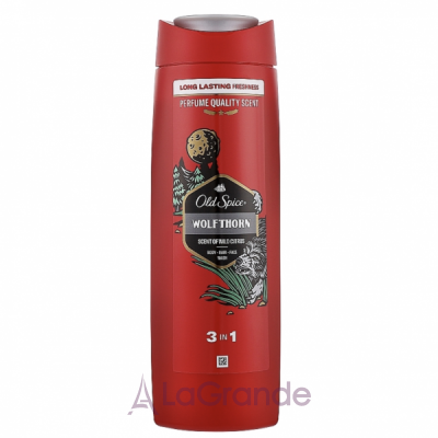 Old Spice Wolfthorn 3 In 1 Body-Hair-Face Wash    31  ,    