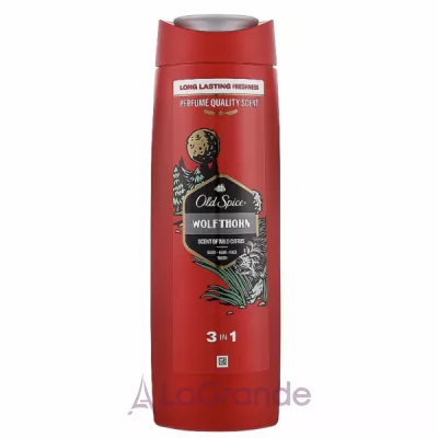 Old Spice Wolfthorn 3 In 1 Body-Hair-Face Wash    31  ,    