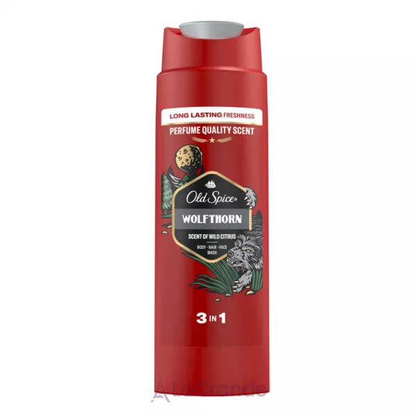 Old Spice Wolfthorn 3 In 1 Body-Hair-Face Wash ���� ��� ���� 3�1 ��� ����, ���� � ����� 