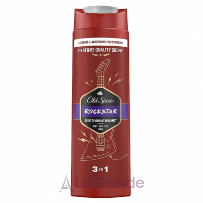 Old Spice Rockstar 3 In 1 Body-Hair-Face Wash    31  ,    