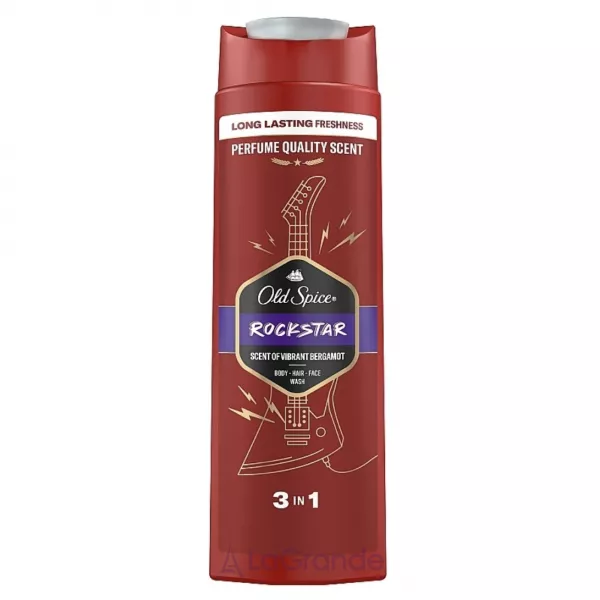 Old Spice Rockstar 3 In 1 Body-Hair-Face Wash ���� ��� ���� 3�1 ��� ���, ������� �� ������� 