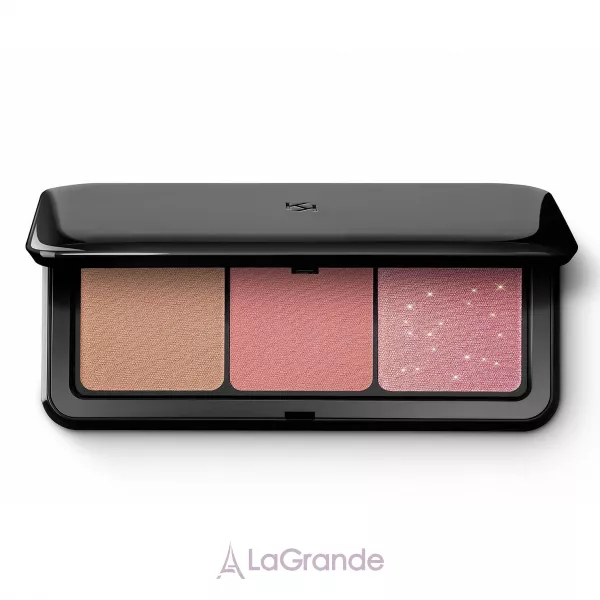 Kiko Milano Multi Finish Trio Blush Bronzer Palette ������� ����� � �������� ��� ����
