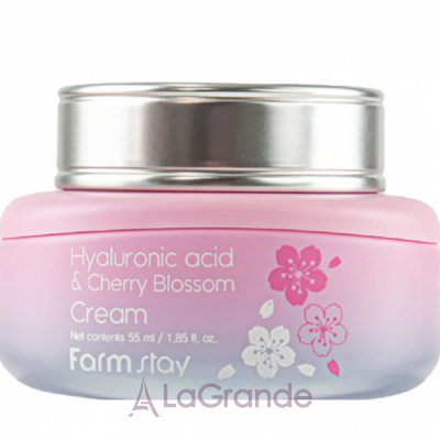 FarmStay Hyaluronic Acid & Cherry Blossom Cream           