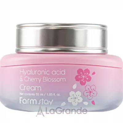 FarmStay Hyaluronic Acid & Cherry Blossom Cream           