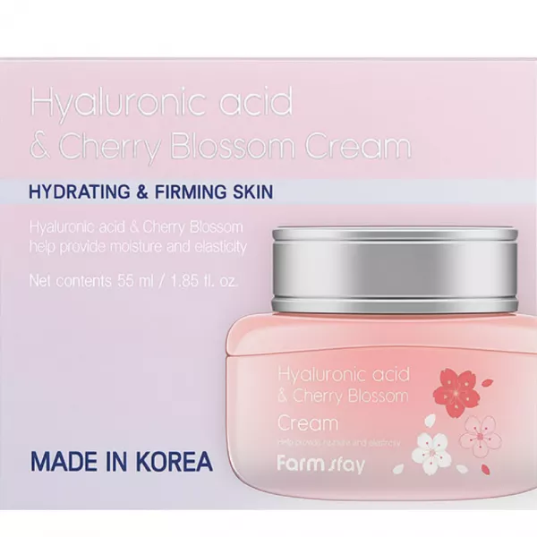 FarmStay Hyaluronic Acid & Cherry Blossom Cream ����������� ���� ��� ���� � ���������� ������� ������ � ������������ ��������