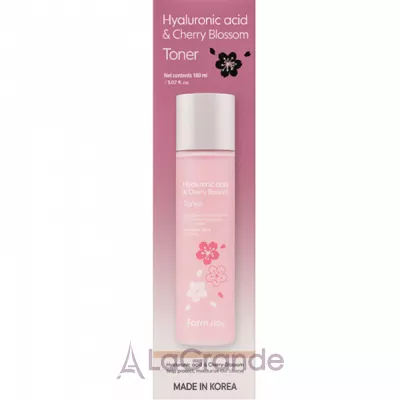 FarmStay Hyaluronic Acid & Cherry Blossom Toner          