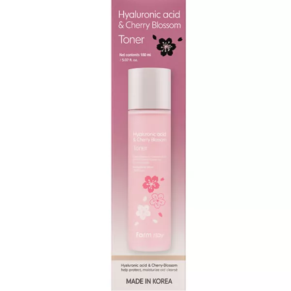 FarmStay Hyaluronic Acid & Cherry Blossom Toner ����� ��� ���� � ���������� ������� ������ � ������������ ��������
