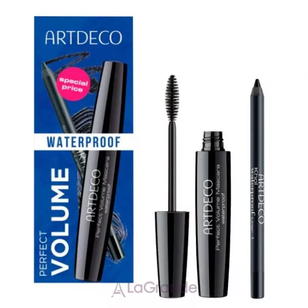 Artdeco Perfect Volume Mascara Waterproof Set ���� (mascara/10 ml + eye/liner/1.2 g)