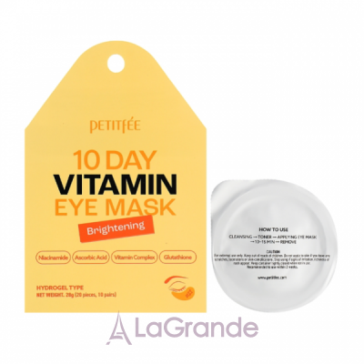 Petitfee & Koelf 10 Days Vitamin Eye Mask        C  