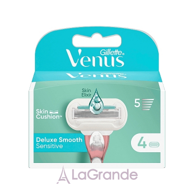 Gillette Venus Deluxe Smooth Sensitive Rose Gold          , 4 .