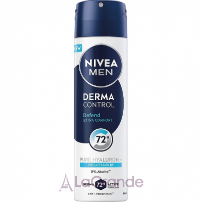 NIVEA MEN Derma Control Defend Antiperspirant Spray -   