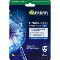 Garnier Skin Naturals Hydra Bomb Sheet Mask Night Super Hydraying + Repairing ���������������� ������ �������� ����� ��� ���� ���� � ���������� ���������