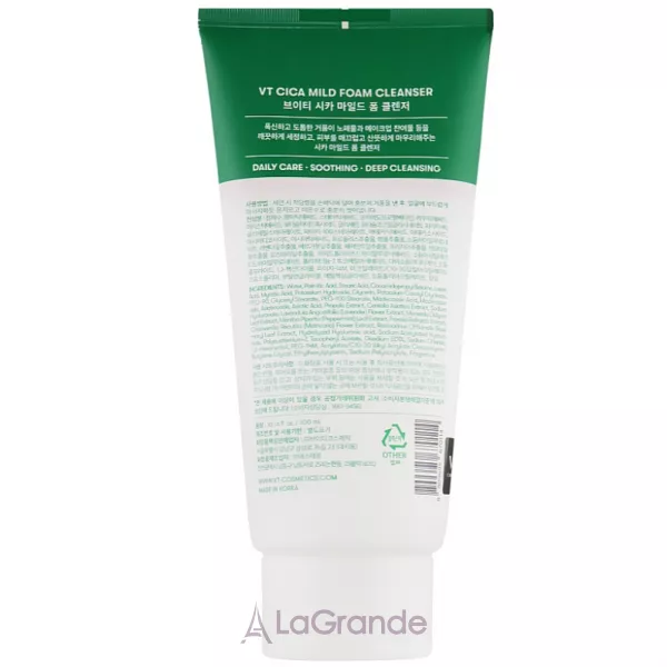 VT Cosmetics Cica Mild Foam Cleanser ����� ��� ���������� ����