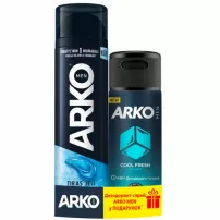 Arko Men Cool Fresh ����� (shaving/gel/200ml + deo/150ml)