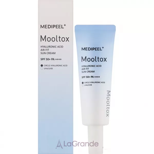Medi-Peel  Hyaluronic Acid Mooltox Air Fit Sun Cream SPF 50+ PA++++ ������������� ���� ��� �������